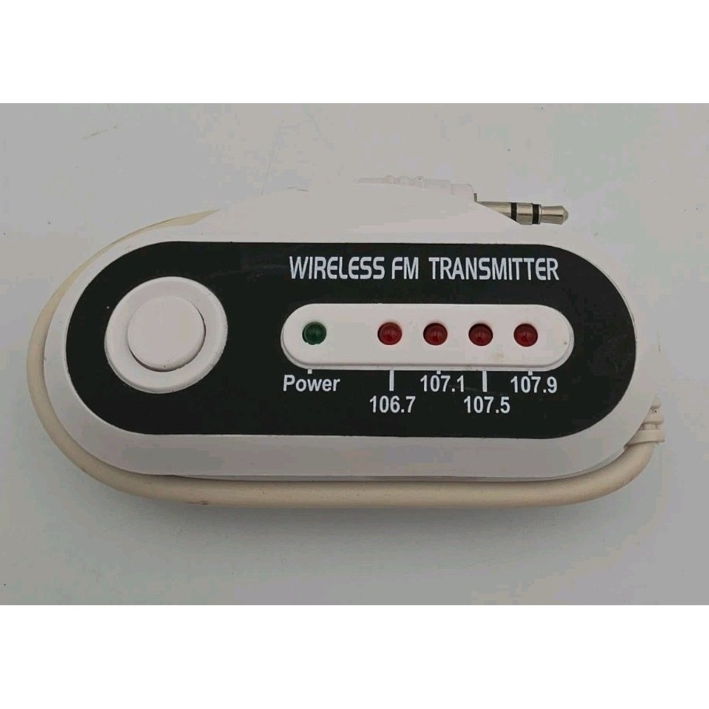 FM TRANSMITTER for I-POD MP3 Wireless FM Stereo Radio Audio Transmitter - NEW